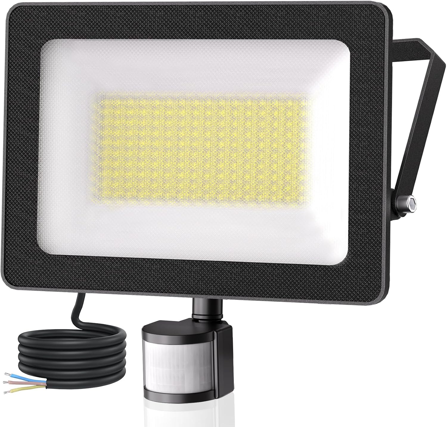 Detalle de CLY LED-strålkastare 100 W, 9 000 lm, IP66 och rörelsesensor
