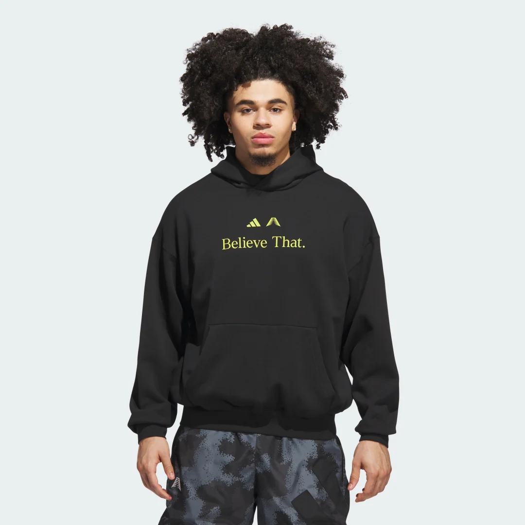 Imagen de Sudadera con capucha Anthony Edwards Believe That de Adidas en OfertitasTOP