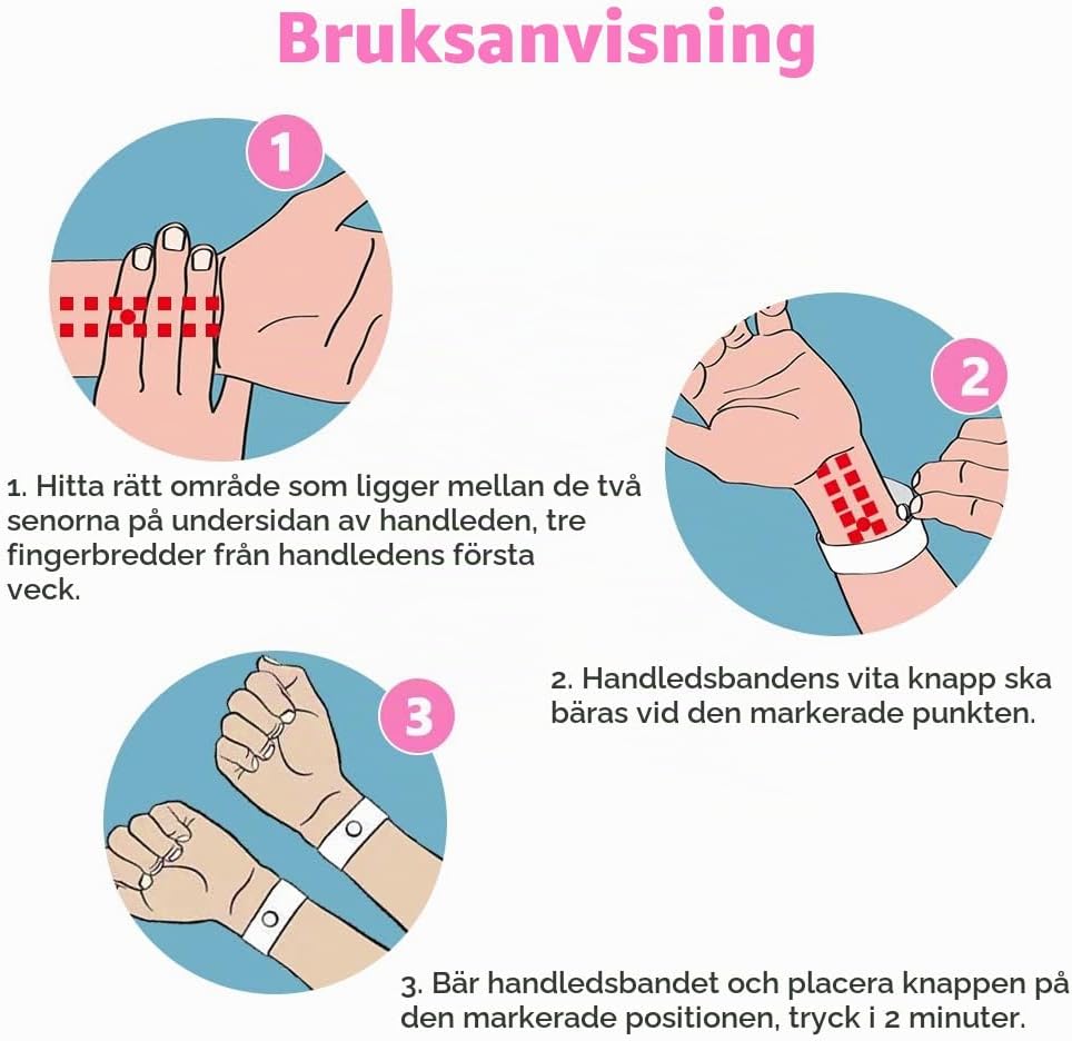 Thumbnail 2 de ACWOO 3442622 åksjukearmband, 2 par för barn och vuxna