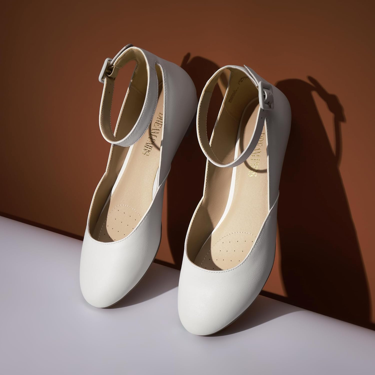 Thumbnail 2 de DREAM PAIRS REVONA-E Ballerinas für Damen mit Riemchen und runder Zehe