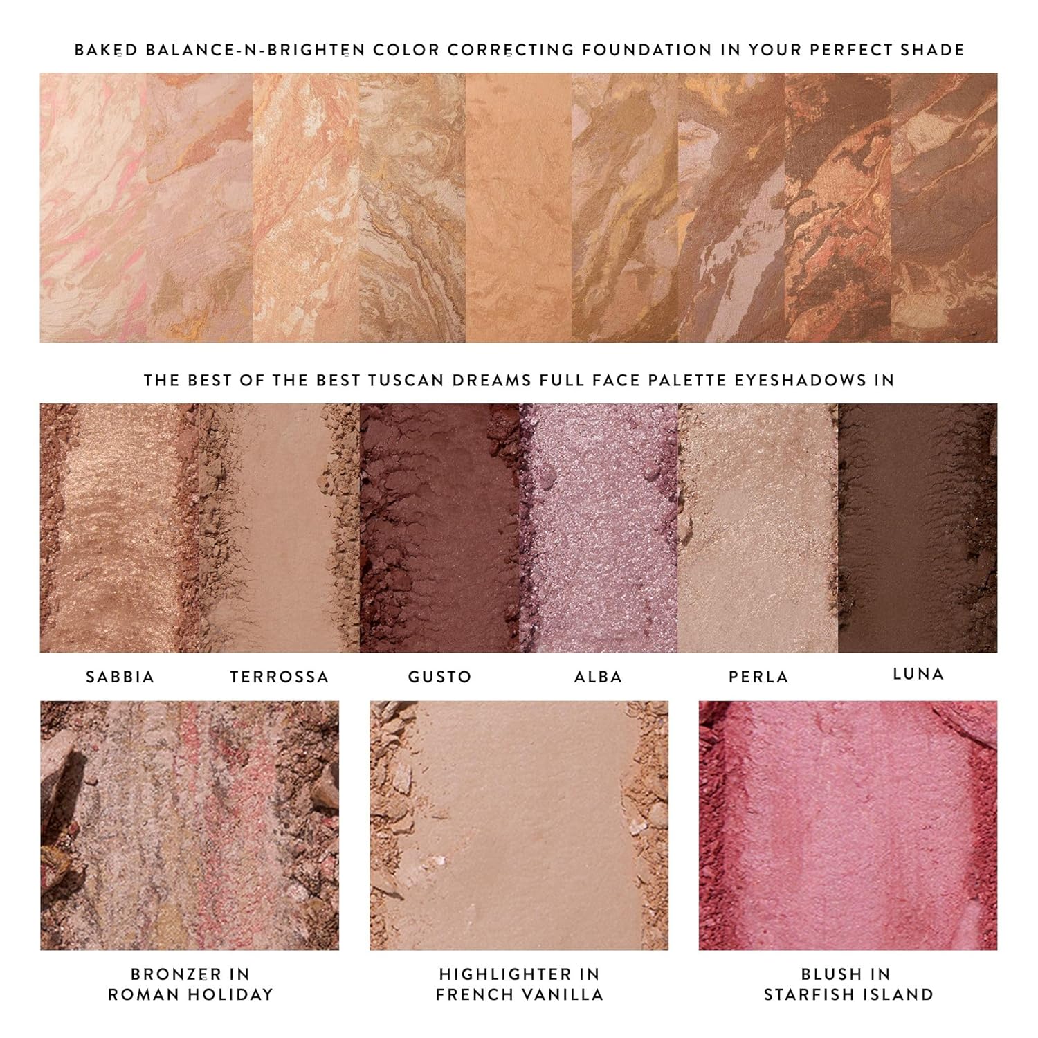 Detalle 2 de Laura Geller New York Baked Starter Kit: Baked Balance-n-Brighten, Tuscan Dreams Palette & Retractable Kabuki Brush