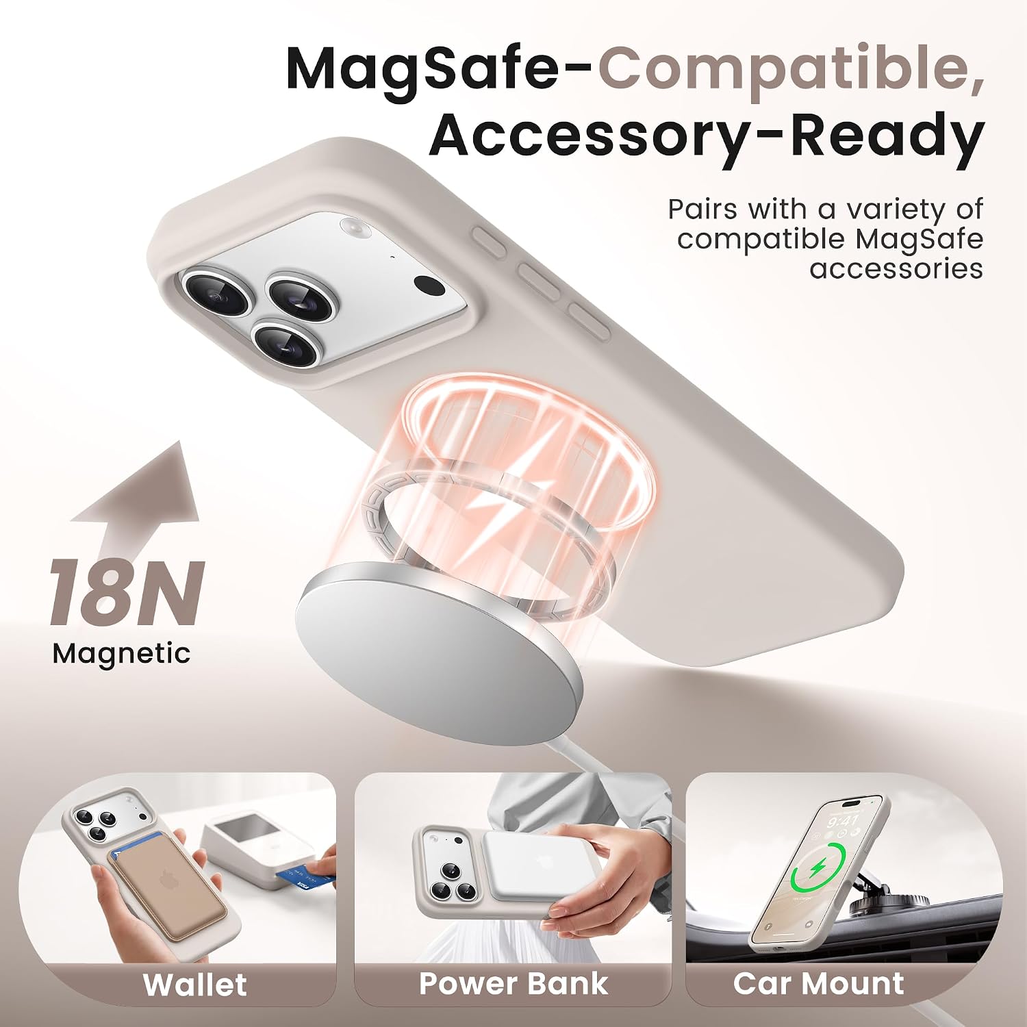 Thumbnail 1 de GONEZ Magnetic 17 Pro Max 6.9in Case