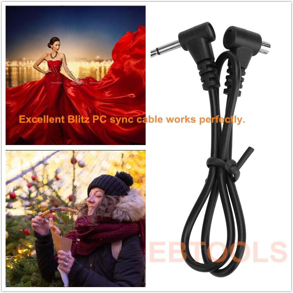 Detalle de Blitz PC Sync Cable 2.5mm to Male — 12 Inch / 30 cm
