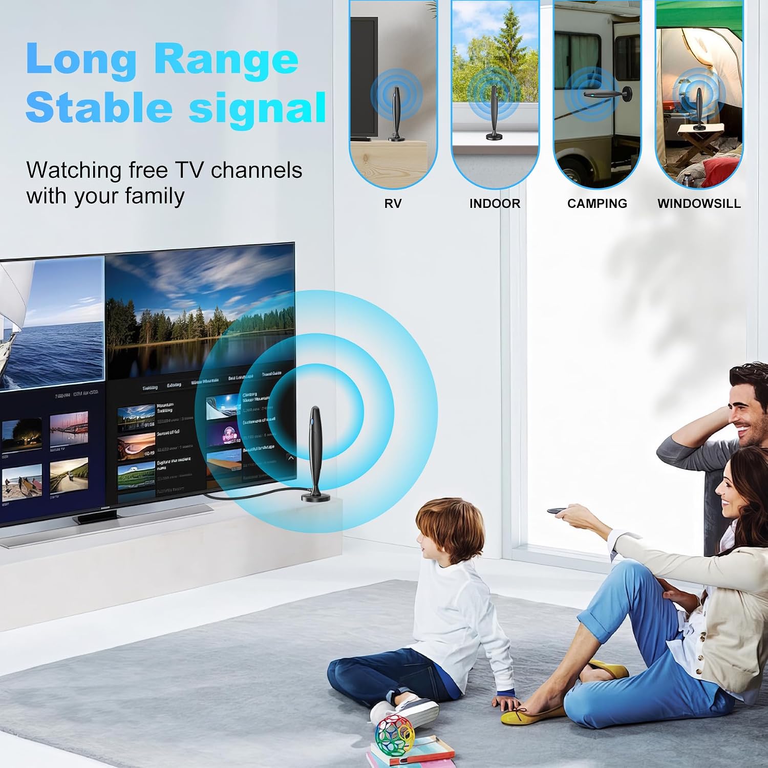 Detalle 2 de TV Antenna for Smart TV Indoor ⚙