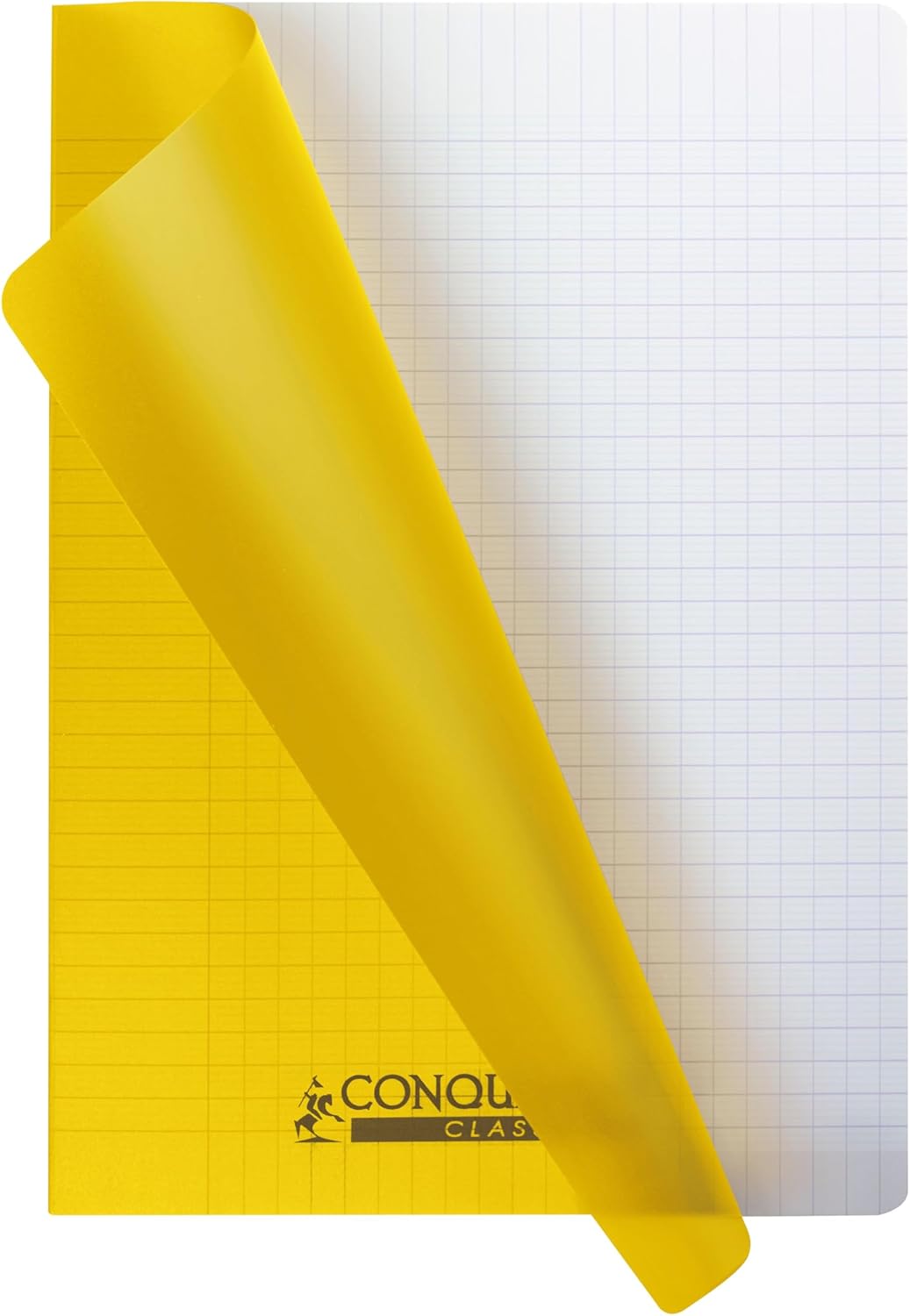 Thumbnail 3 de Conquérant – Lot de 3 Cahiers Classique 24x32, 96 Pages, Grands Carreaux Seyès, Couverture Polypro (Jaune, Vert, Bleu)
