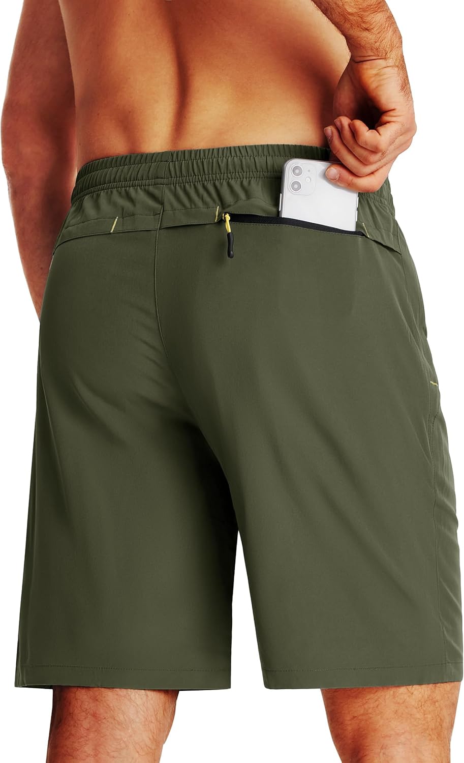 Thumbnail 1 de TACVASEN Men's Quick-Drying Training Shorts: Breathable, Lightweight with Zip Pockets