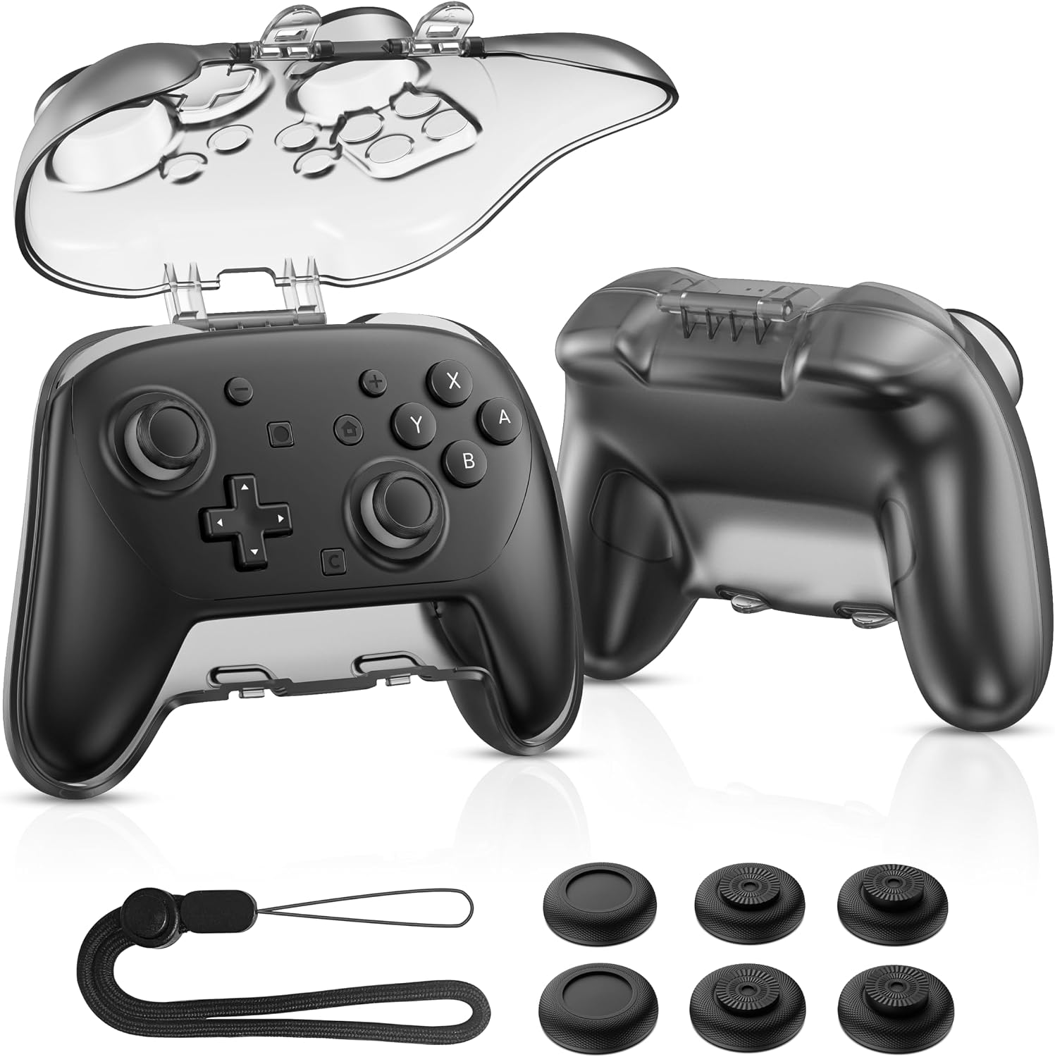 Detalle de NEWDERY Switch 2 Pro Controller Hülle 139 g