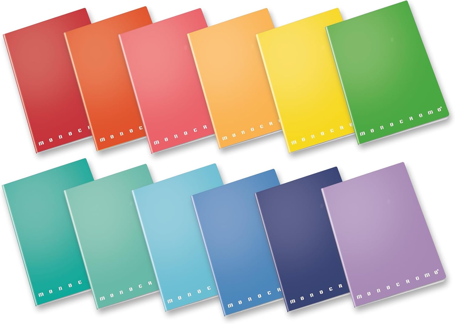 Detalle de Pigna Confezione 10 Quaderno Maxi A4 MONOCROMO THE ORIGINAL, 80 pagine / 80 g/m²