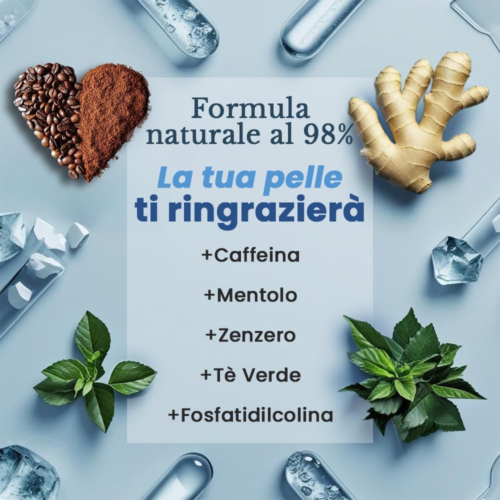 Thumbnail 3 de Ritalia Bendaggi drenanti per gambe con effetto freddo (mentolo, zenzero, caffeina) – 2 bende da 10 m