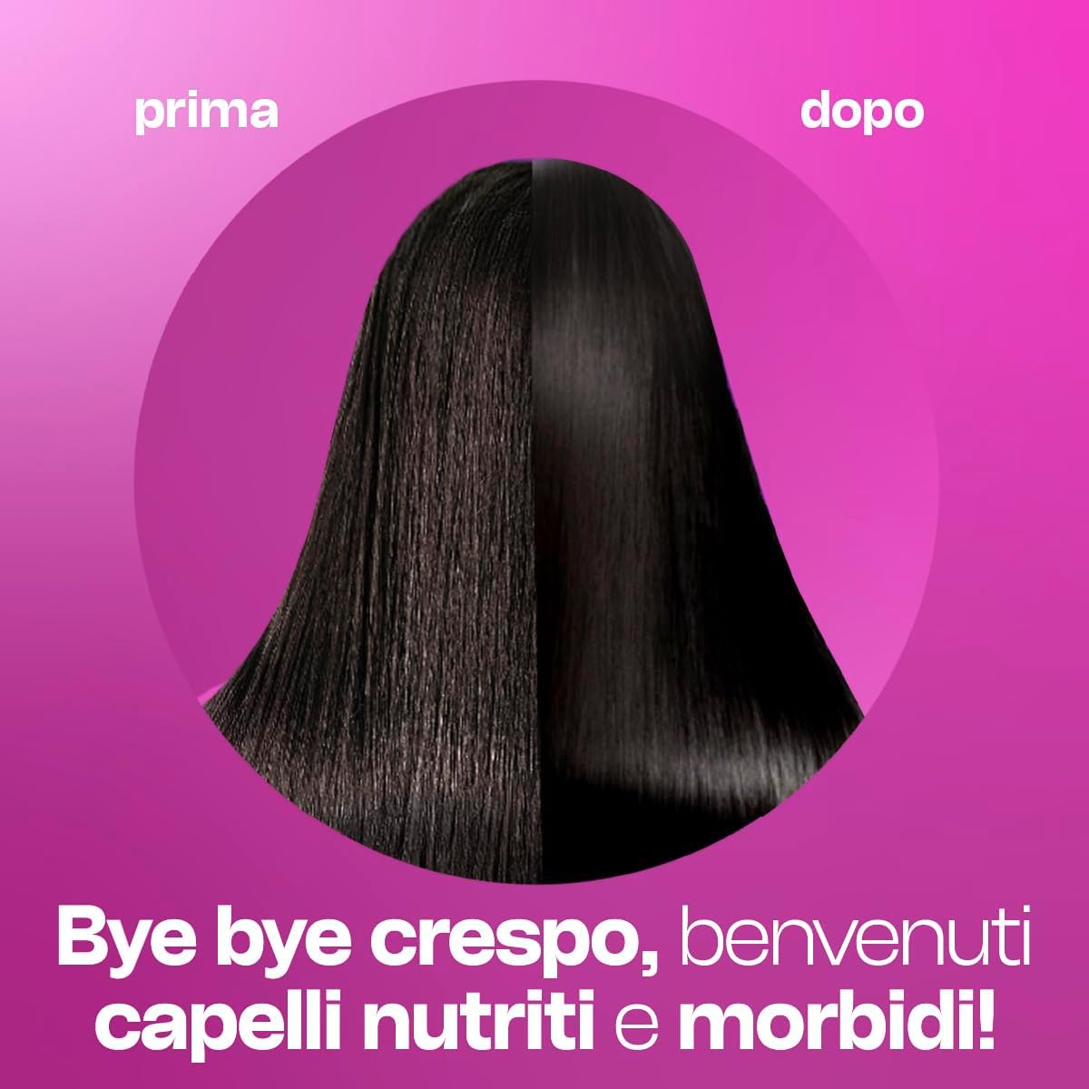 Detalle 2 de Sunsilk Shampoo Bye Bye Crespo – Capelli Morbidi e Nutriti, 250 ml
