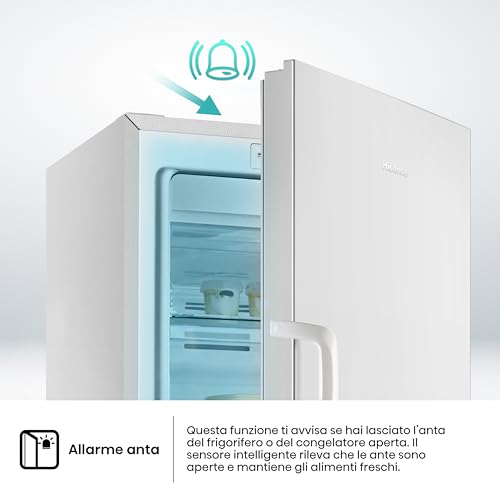 Thumbnail 8 de FV245N4AW2 Freezer verticale Hisense: 194 L, Total No Frost, bianco, porte reversibili