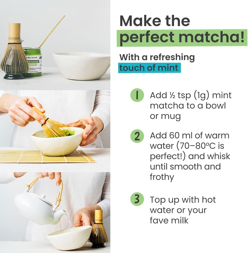 Thumbnail 4 de PureChimp Ceremonial Matcha Powder 50g ๐ต