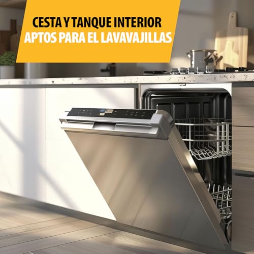Thumbnail 6 de Tristar Freidora de Acero Inoxidable FR-9326, 3 L, Termostato 190°C, Zona Fría