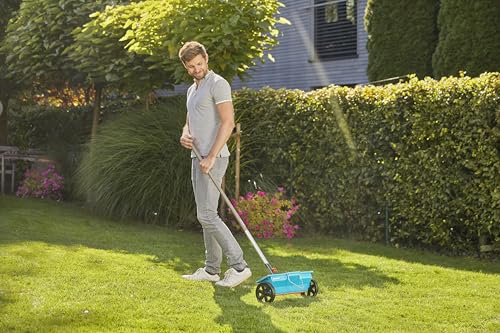 Detalle de Gardena combisystem Streuwagen – präzises Streuen mit 40 cm Streubreite