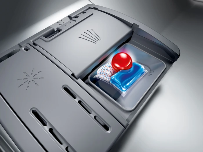 Detalle de Siemens SN63EX22CE – Voll integrierbare Spülmaschine mit varioSpeedPlus, Home Connect und IntensivZone