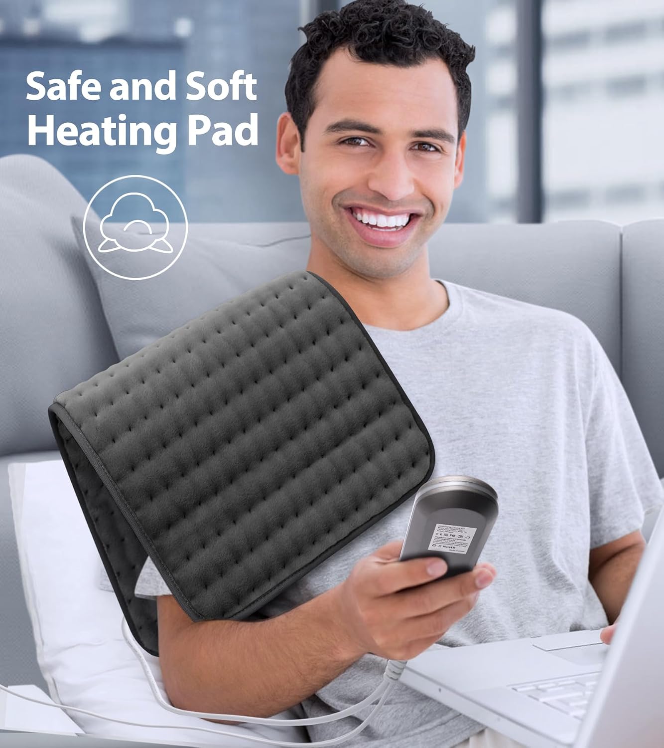 Detalle 1 de VALGELUIK Electric Heating Pad 12" x 24