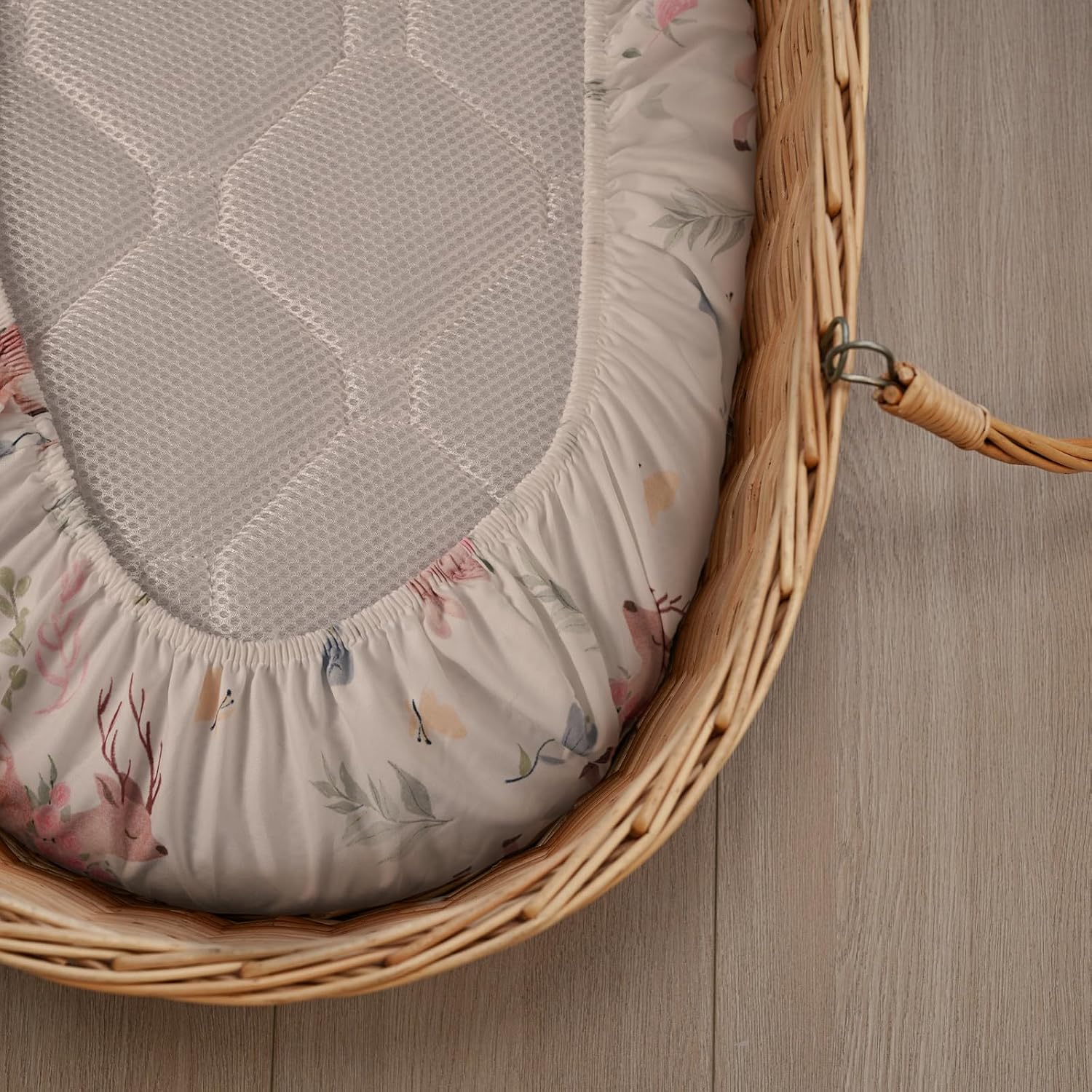 Thumbnail 5 de GLLQUEN BABY 4Pack Moses Basket Fitted Sheets 81x41x8cm