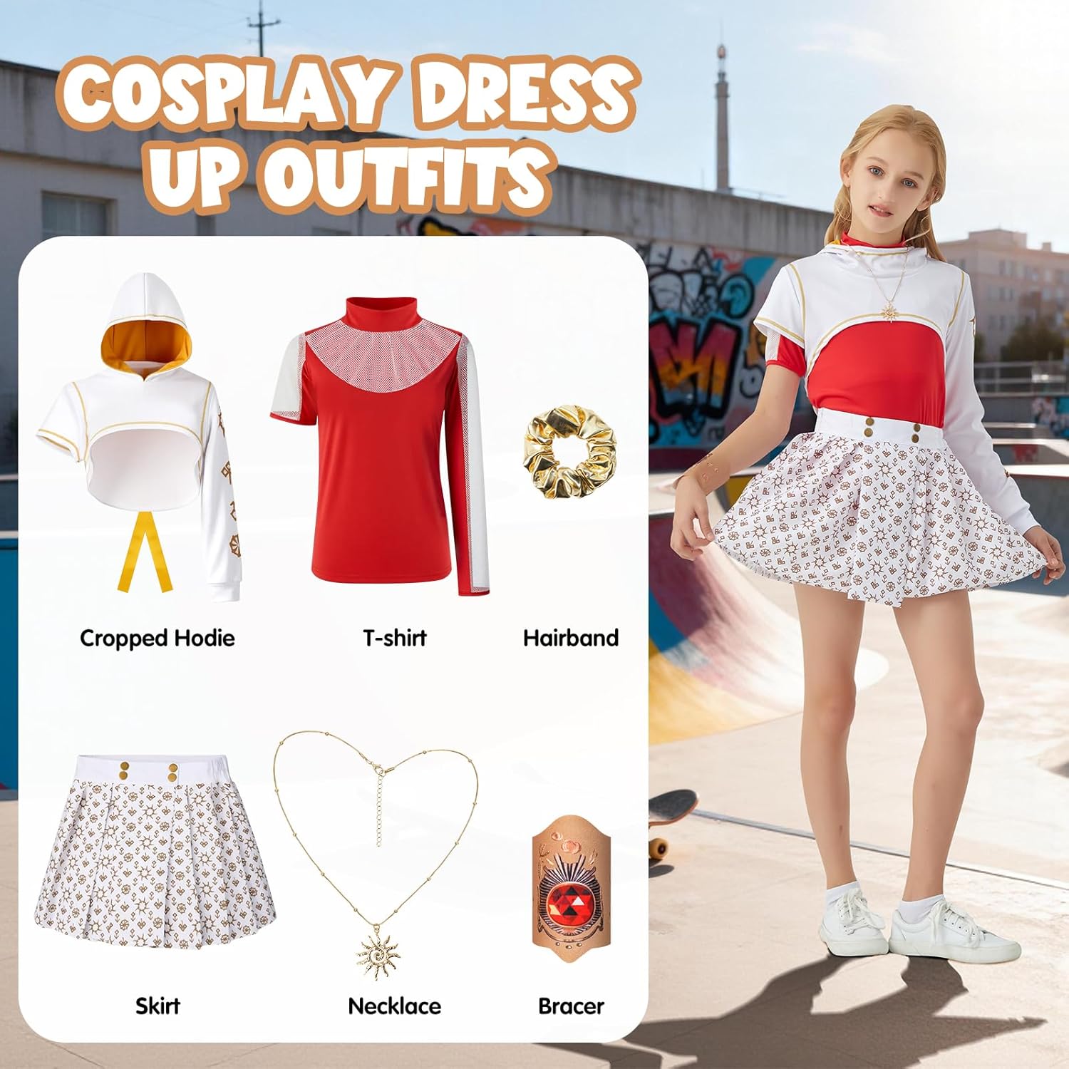 Thumbnail 1 de Lozzzyo Animadora Zombie 6 piezas para niña