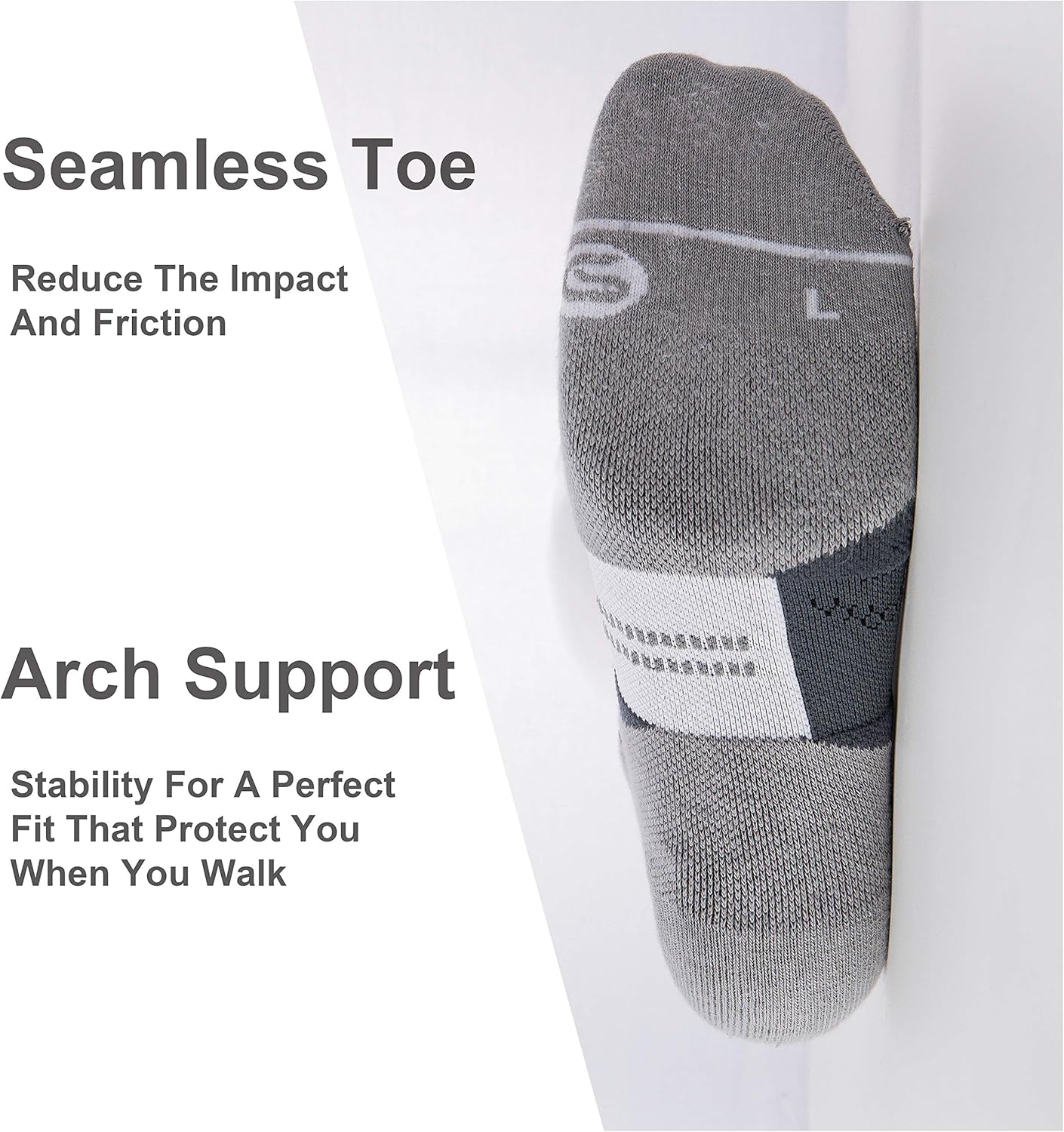 Thumbnail 3 de CS CELERSPORT Men's Running Ankle Socks 6-pack