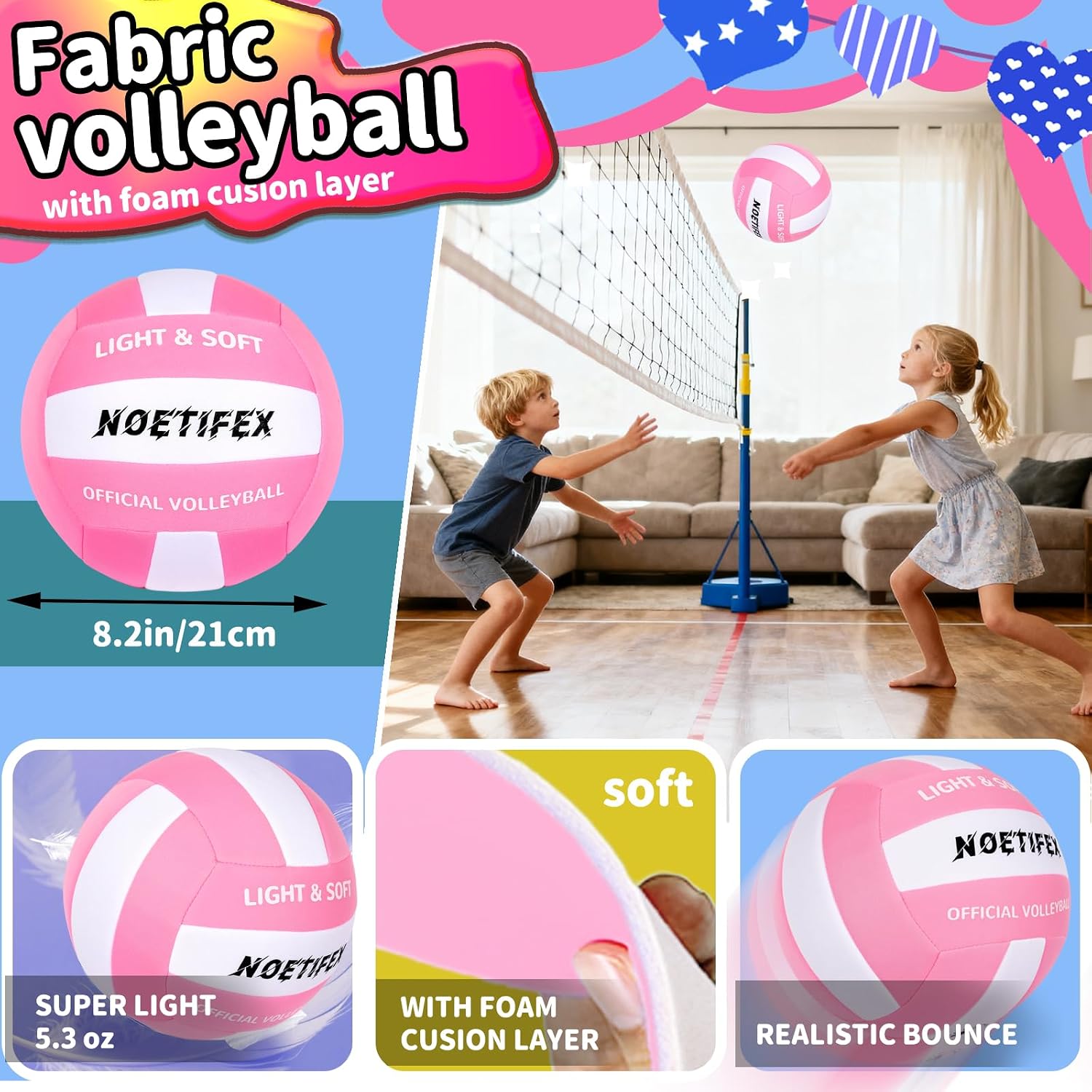 Detalle 1 de Noetifex Soft Volleyball, Size 5