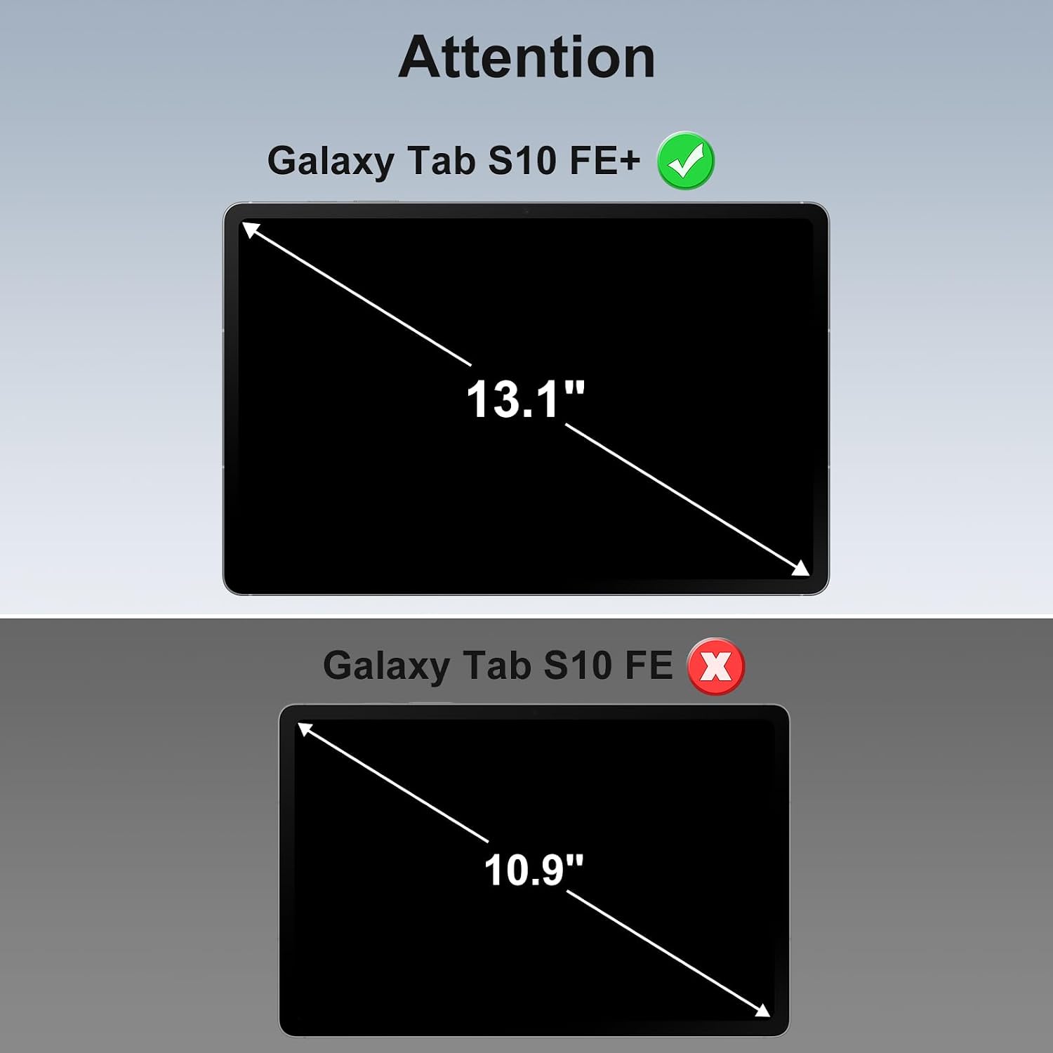 Detalle de SPARIN Schutzfolie für Samsung Galaxy Tab S10 FE+/FE Plus 13,1" (Panzer-Glas), 2 Stück mit Montage-Rahmen