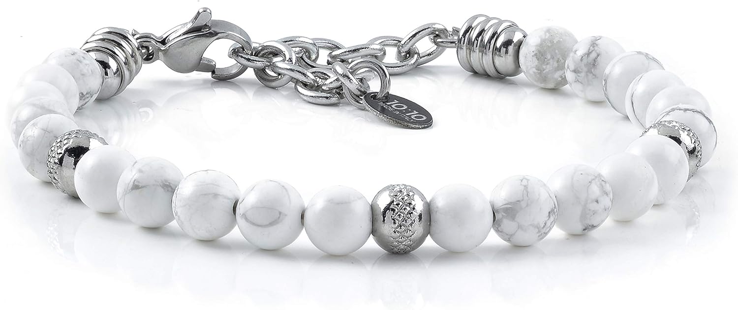 Thumbnail 2 de 10:10 Bracciale con pietre naturali 6 mm