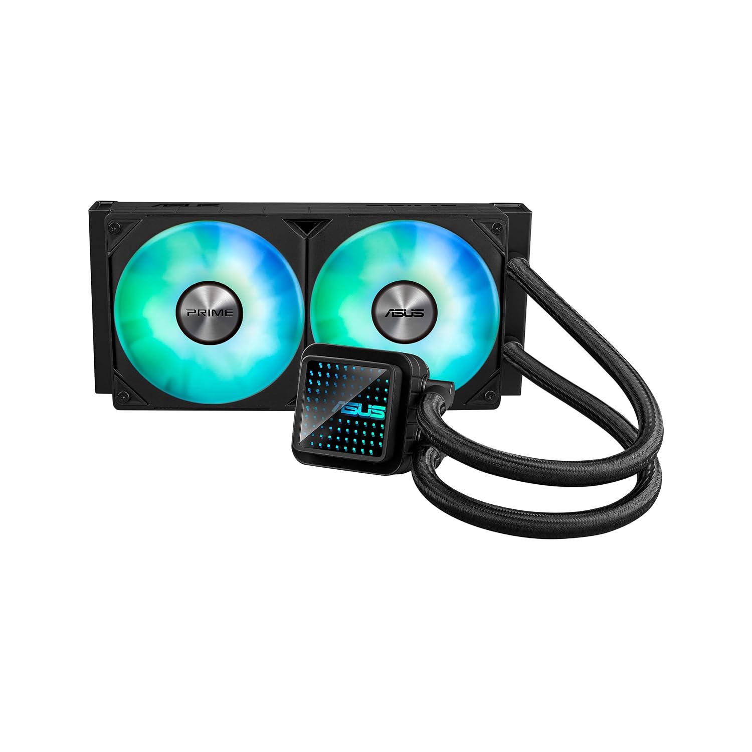 Detalle de ASUS PRIME LC 240ARGB All-in-One Liquid CPU Cooler with ARGB Fans