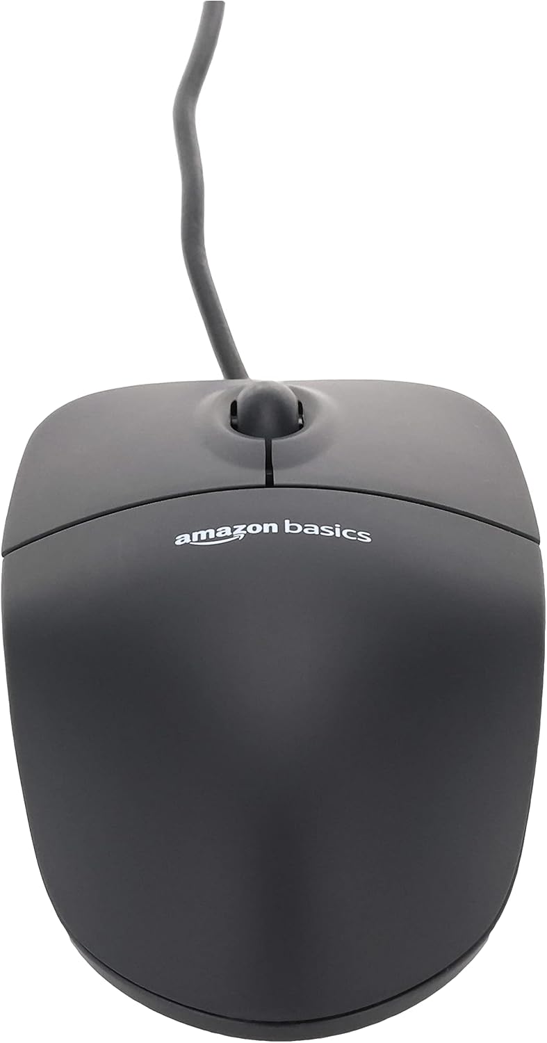 Detalle de Amazonベーシック MSU0939 USB有線マウス 3ボタン・光学式・ブラック