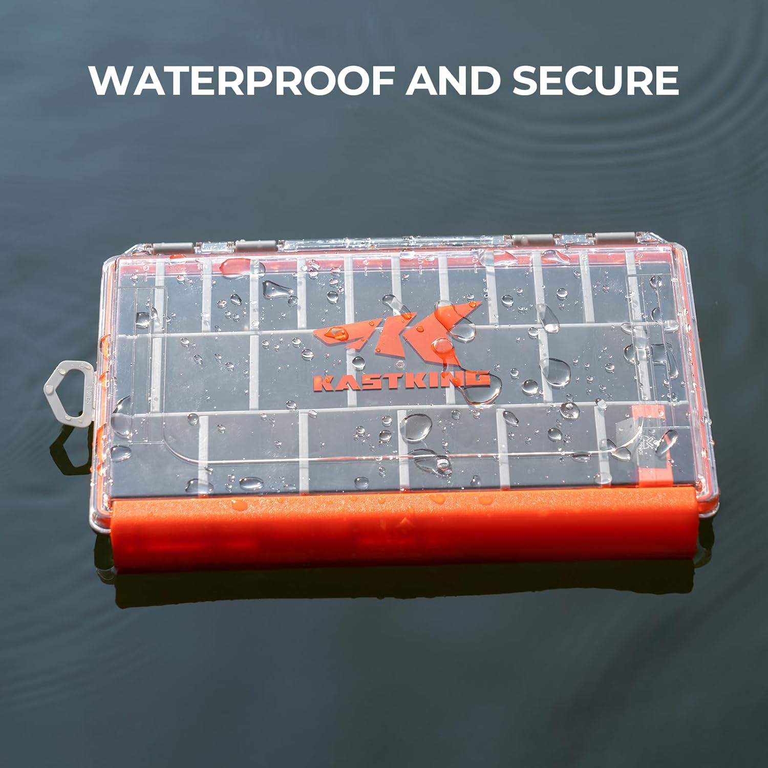 Thumbnail 1 de KastKing HyperSeal Waterproof Tackle Box (3600 or 3700) with Removable Dividers