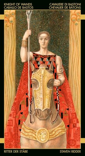 Thumbnail 4 de LO SCARABEO Golden Tarot of Klimt: tarot dorado de estilo decorativo para quien quiere algo fácil de usar