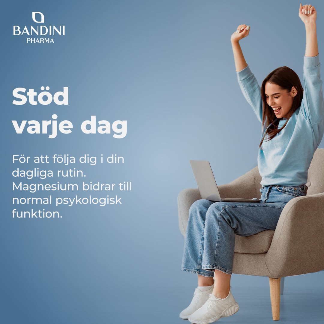 Thumbnail 2 de Bandini® Magtein® magnesium L-treonat, 2000 mg per dagsdos, 90 veganska kapslar