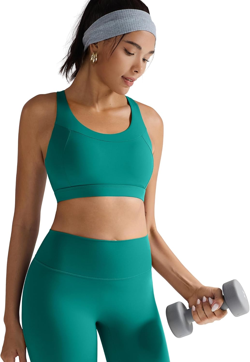 Thumbnail 1 de Running Girl High Support Sports Bra for Women (Racerback, Molded Cups, Sewn-In Pads)