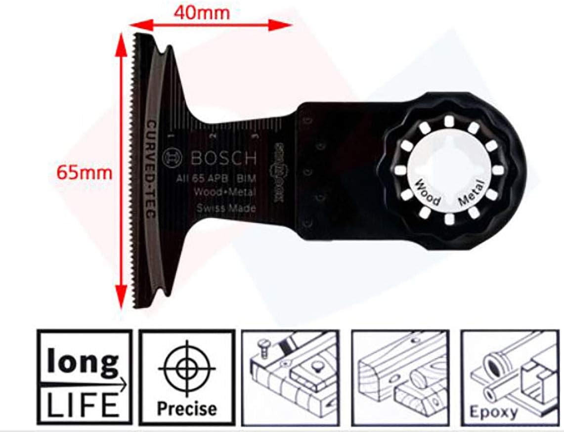 Thumbnail 5 de Bosch 5-piece Starlock tungsten carbide plunge-cutting & segment saw blades set