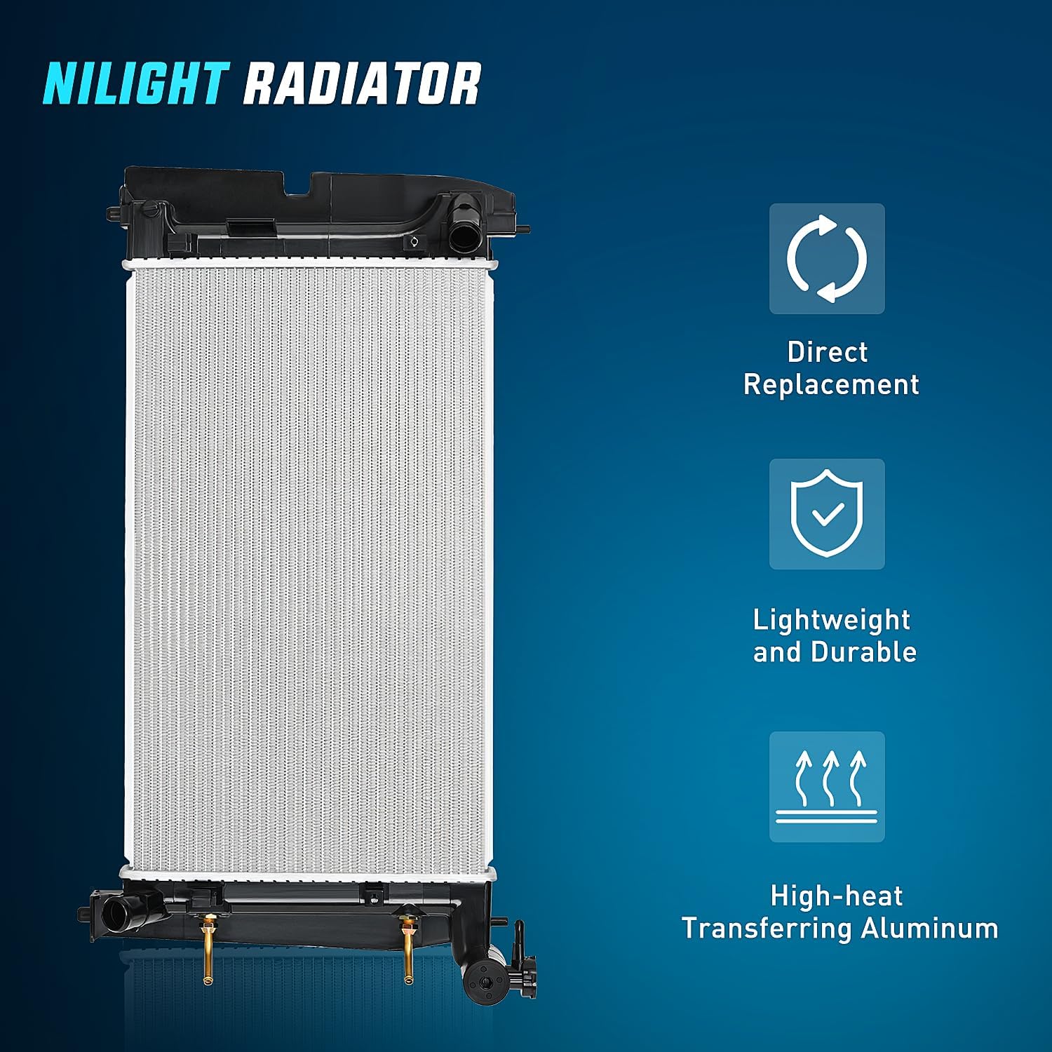 Thumbnail 1 de Nilight CU2428 Radiator for Corolla 1.8L 🚗
