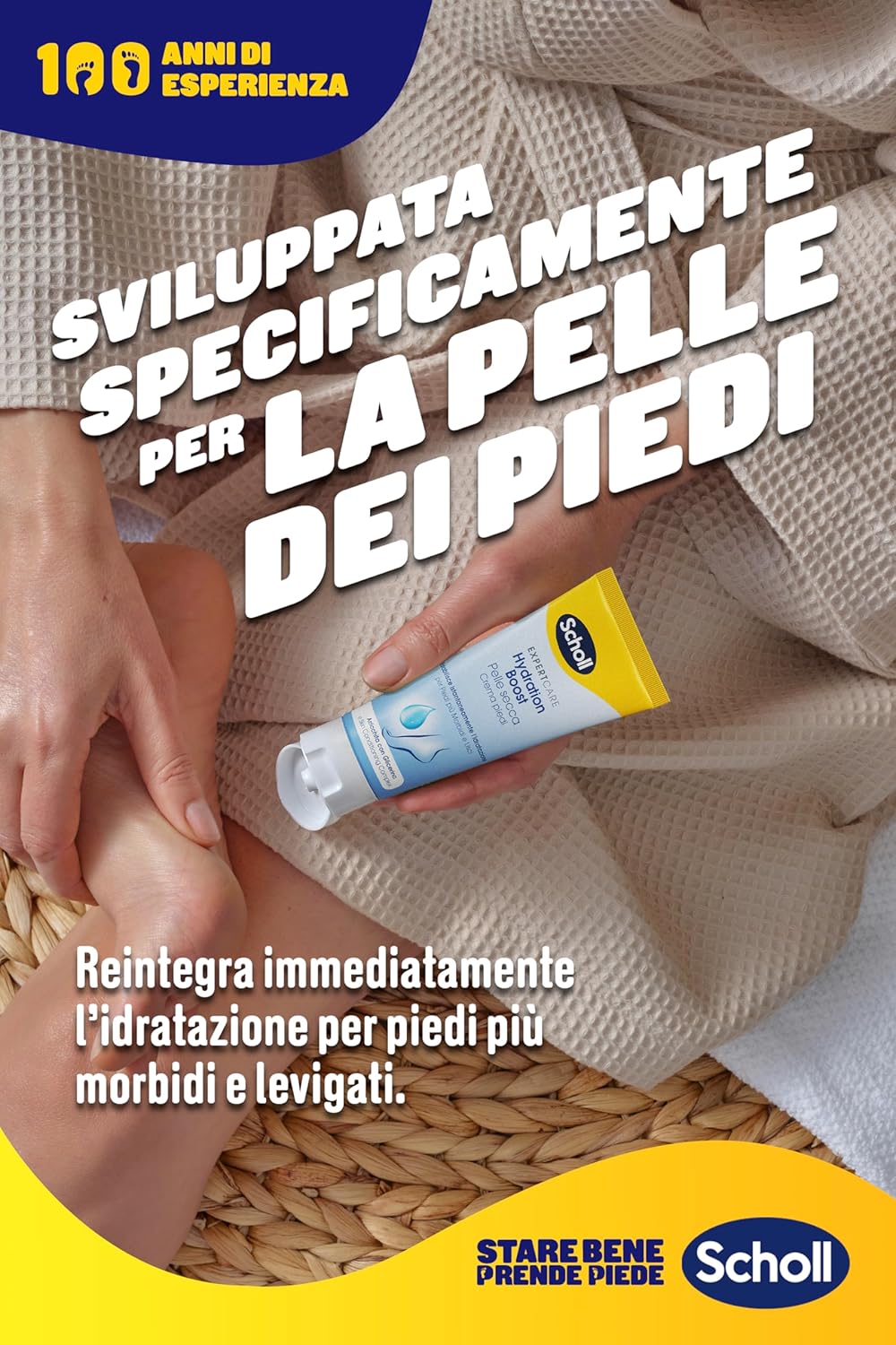 Detalle de Scholl Hydration Boost crema piedi 75 ml 🦶