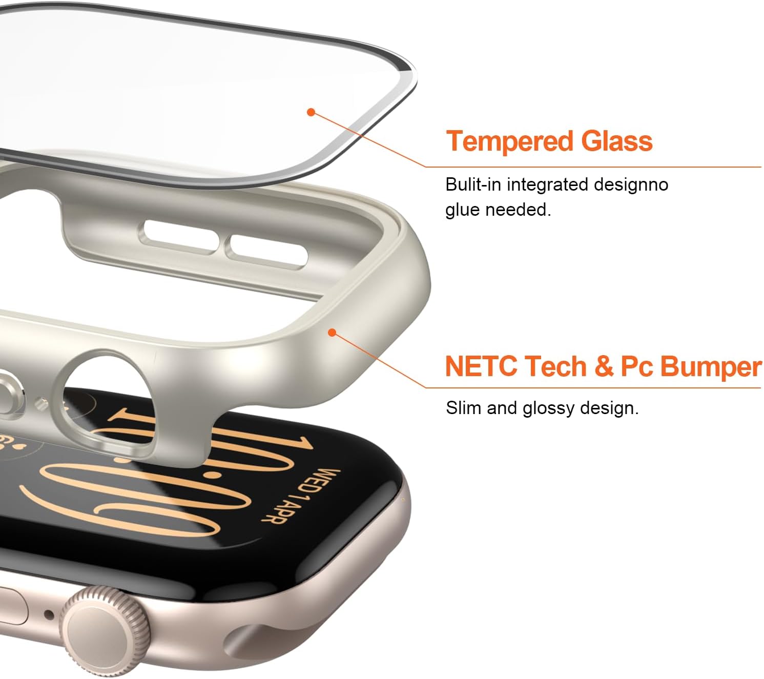 Detalle 2 de JZK Apple Watch Case 46mm
