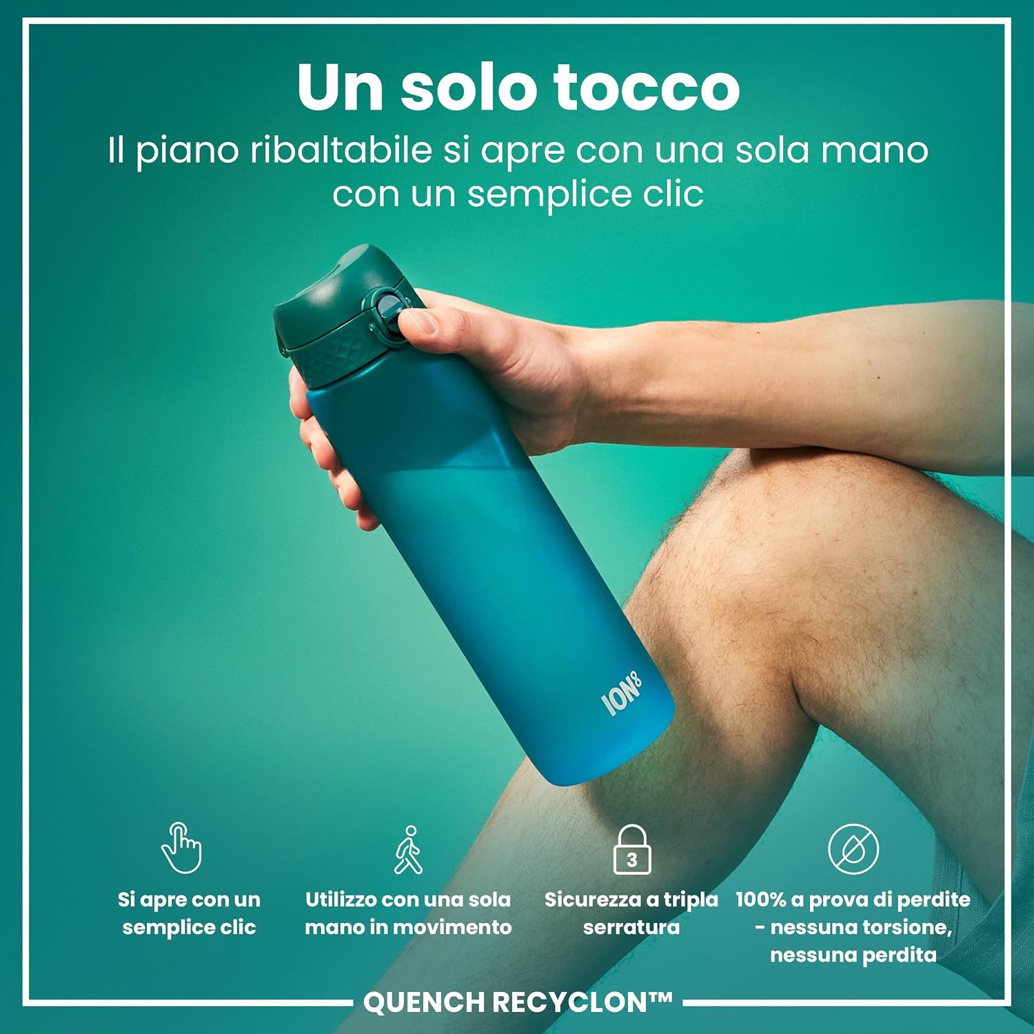Detalle de Ion8 Quench 1L borraccia a prova perdite 🥤