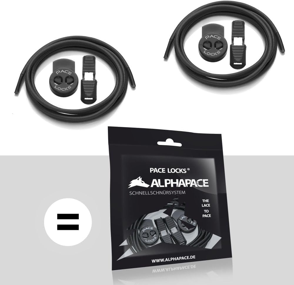 Thumbnail 2 de ALPHAPACE PACE LOCKS : lacets élastiques autobloquants de 120 cm (système ultra rapide, sans nœud)