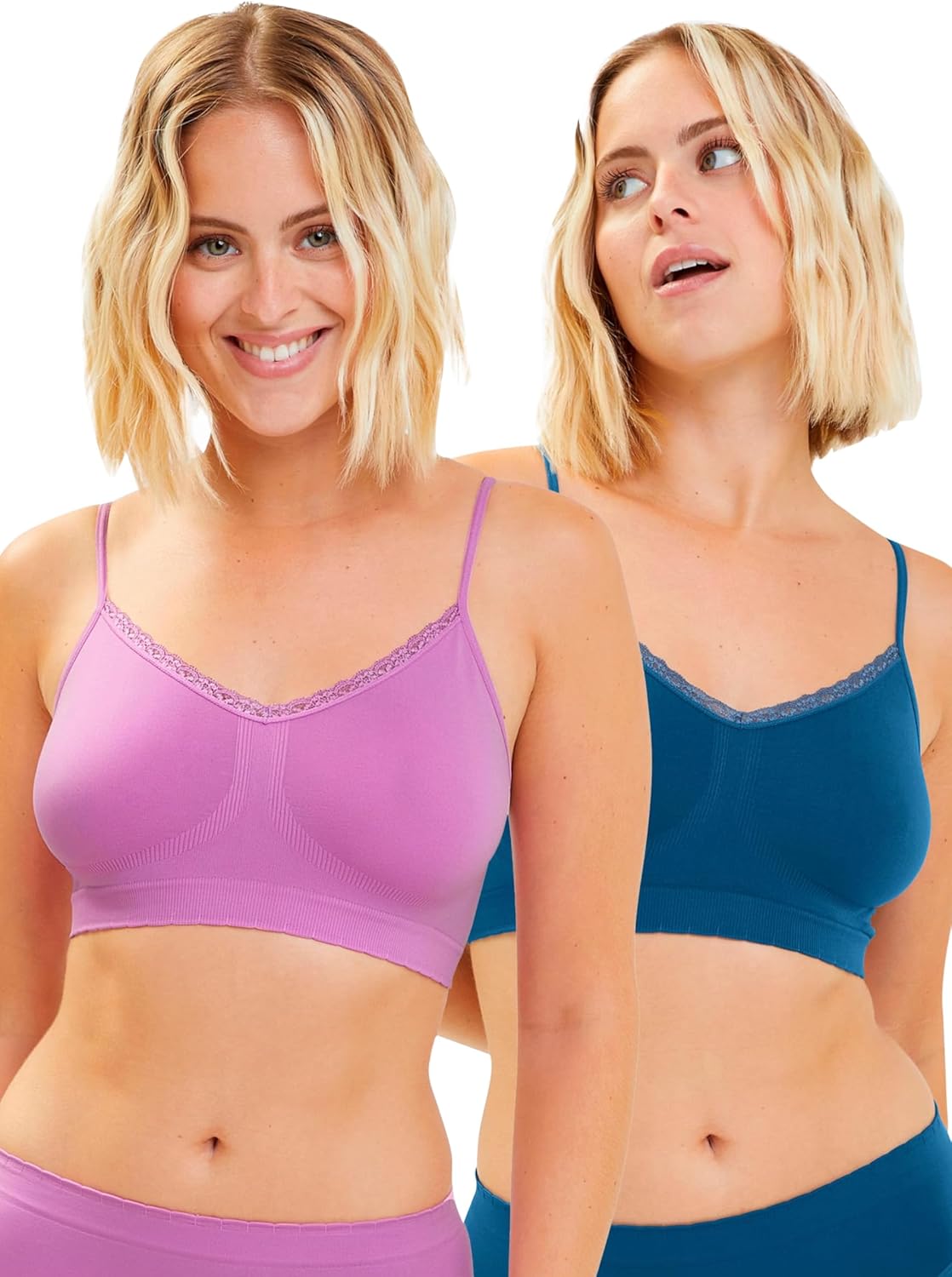 Thumbnail 5 de Billet Doux Zen Attitude : Lot de 2 Brassières sans Armatures – uni + rayé, Femme