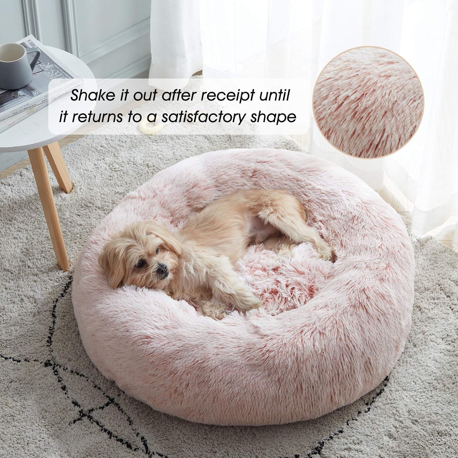 Detalle 2 de Western Home Donut Pet Bed, 24-inch