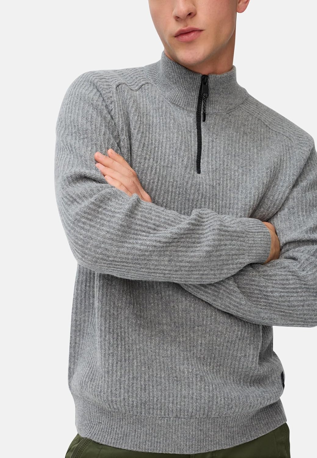 Detalle 2 de camel active 409530-6K29 – męska dzianina z czystej wełny jagnięcej