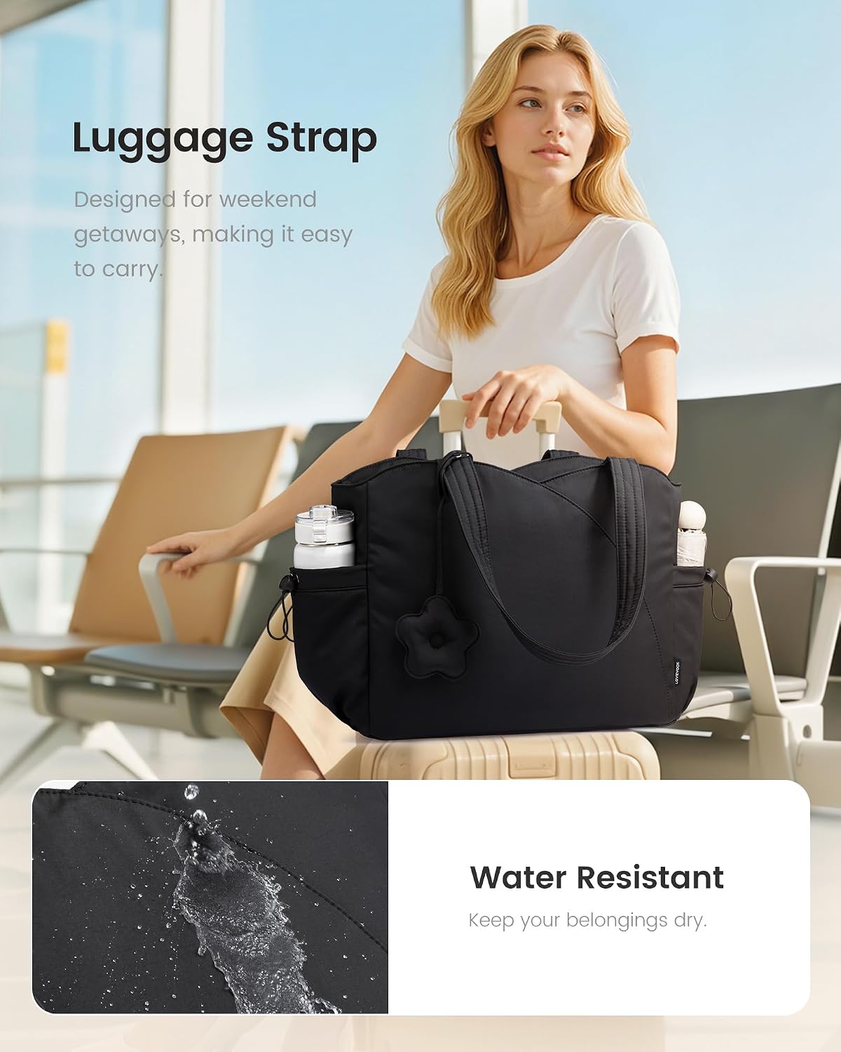 Thumbnail 5 de LOVEVOOK Puffer laptop tote bag