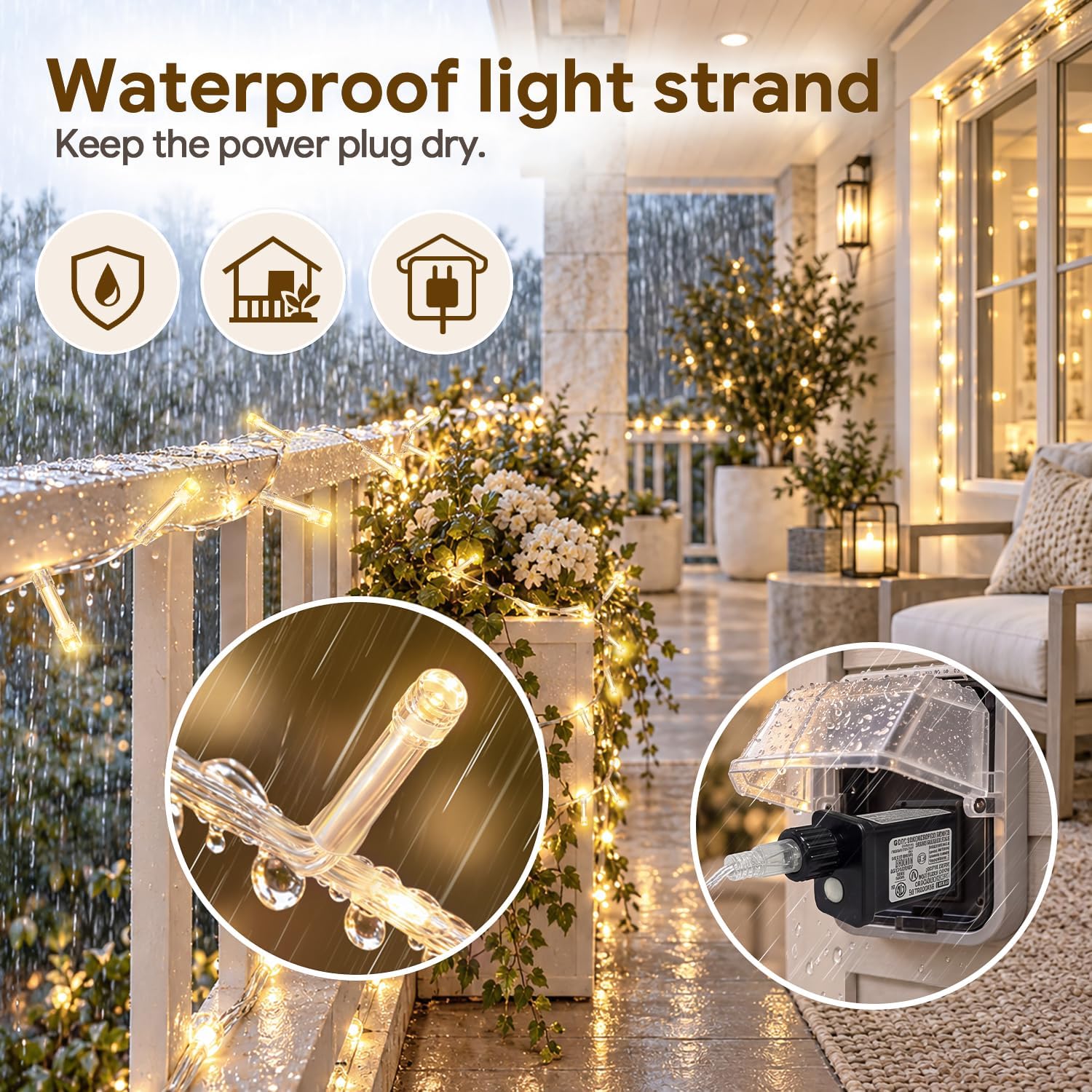 Thumbnail 4 de Christmas Fairy Lights, 100 ft