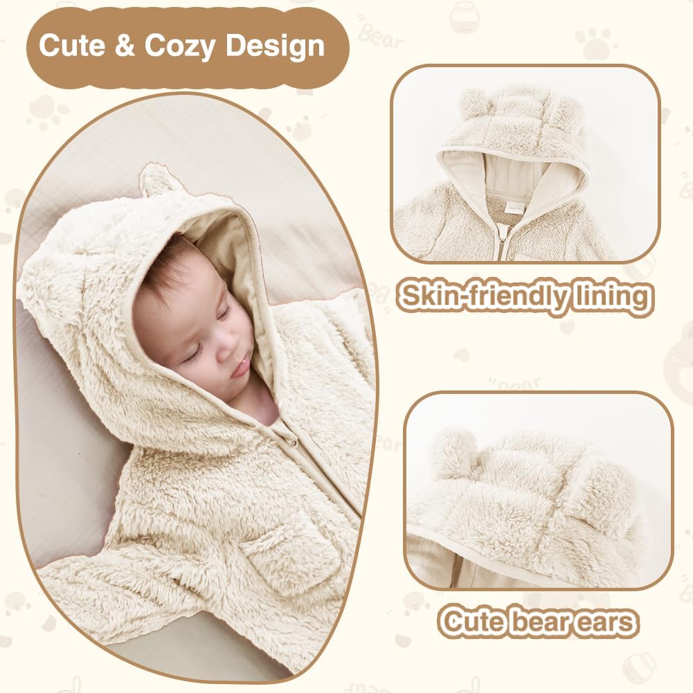 Detalle de XIFAMNIY Baby Fleece Snowsuit