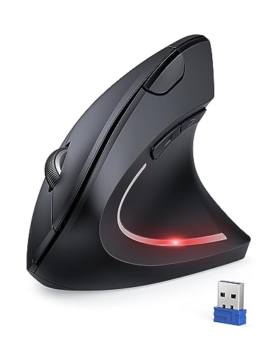 Detalle de TECKNET Ratón Vertical Inalámbrico 4800 DPI