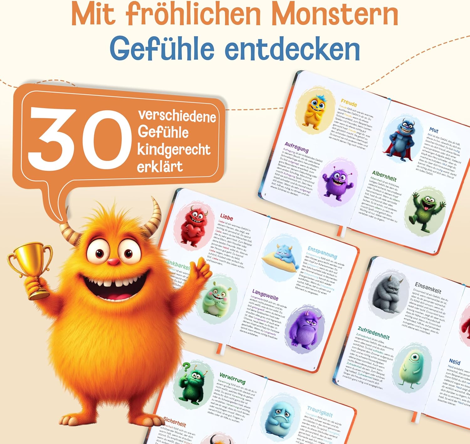 Thumbnail 6 de LIKARTO Gefühlstagebuch Kinder 6-12 Jahre – 112-Tage Emotions-Tagebuch