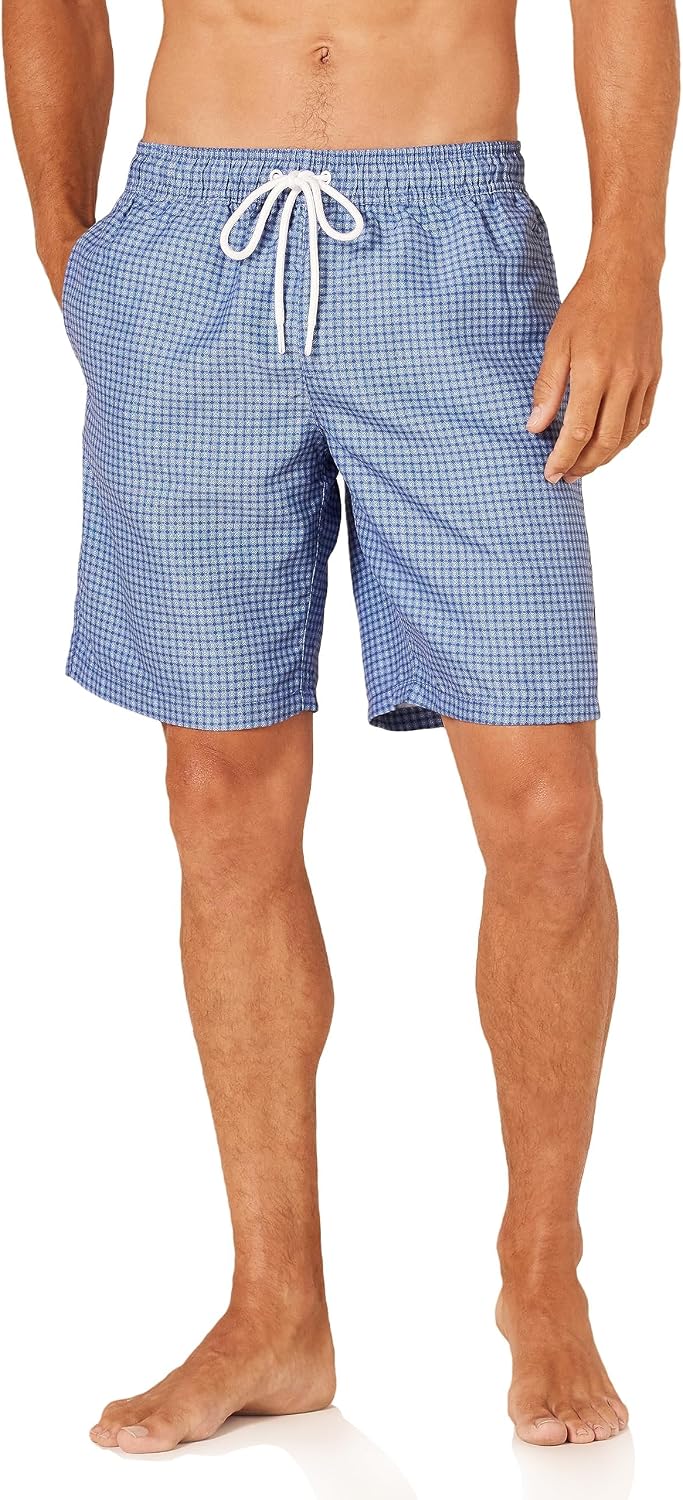 Detalle de Amazon Essentials Men's 9" Relaxed-Fit Quick-Dry Swim Trunk (Discontinued Colours)
