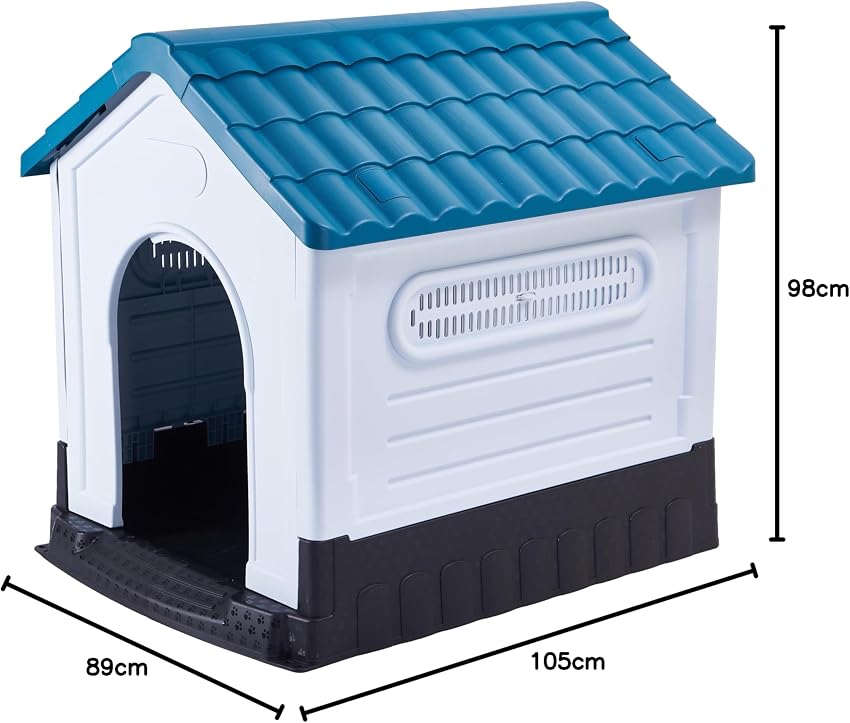 Detalle 2 de Lanco Caseta para Perros Grandes 105×89×98 cm