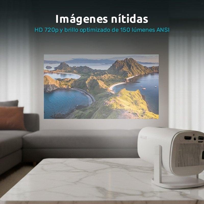 Detalle 2 de Nilait Scene Lite Proyector 150 lúmenes ANSI HD: cine portátil con Android 14