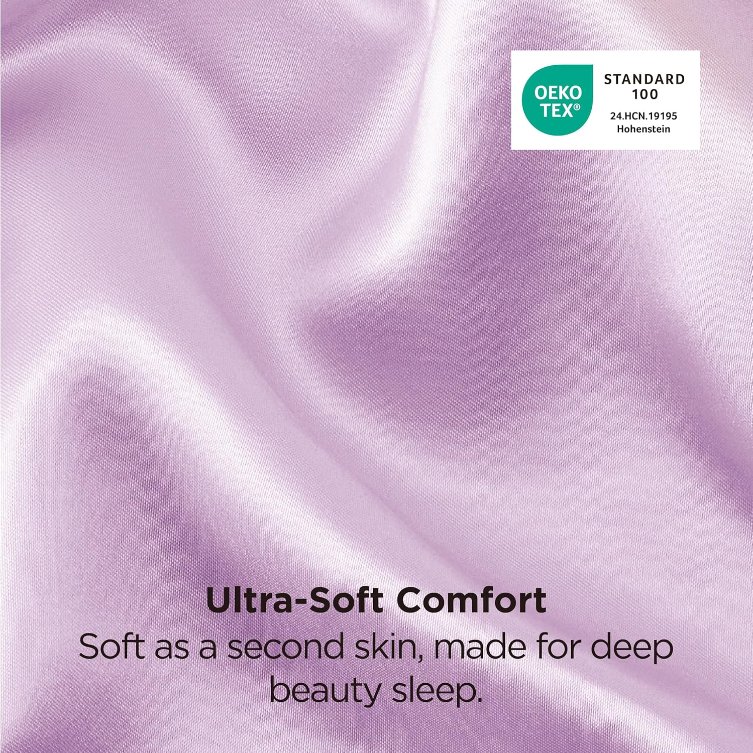 Thumbnail 5 de Bedsure BUSA801A4AU7ST Satin Pillowcases, Queen, Lavender, 2-Pack